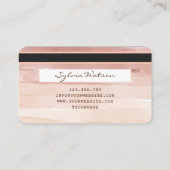 Credit Kaart Styled voeg uw logo stoffige roos toe Visitekaartje (Achterkant)