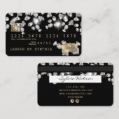 Credit Kaart Styling Dripping Diamonds Visitekaartje (Voorkant / Achterkant)