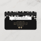 Credit Kaart Styling Dripping Diamonds Visitekaartje (Achterkant)