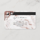 Credit Kaart styling Driving Gold Marble Visitekaartje (Achterkant)
