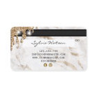 Credit Kaart styling Driving Gold Marble
