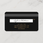 Credit Kaart stylist Gold Hair Visitekaartje (Achterkant)