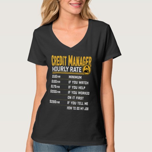 Credit Manager Hourrate Credit Manager Direct T-shirt (Voorkant)
