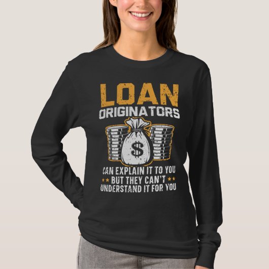 Credit Officer Job Profession Debt Loan Officer 4 T-shirt (Voorkant)