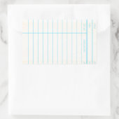 Creditcard bibliotheekdatum rechthoekige sticker (Tas)