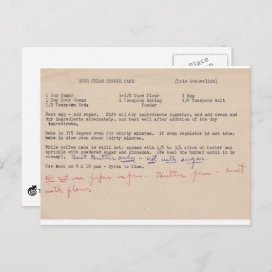 Creditcard Briefkaart (Voorkant / Achterkant)