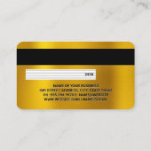 Creditcard | Briljant goud Visitekaartje