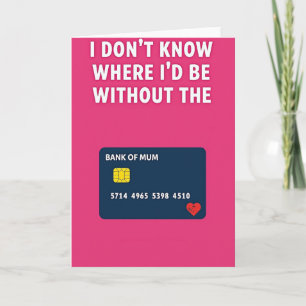 Creditcard Dank Je Maa Kaart