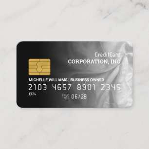 Creditcard Elegante Stof Gradiënt Visitekaartje