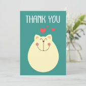 Creditcard Hartelijk dank Bedankkaart (Staand voorkant)