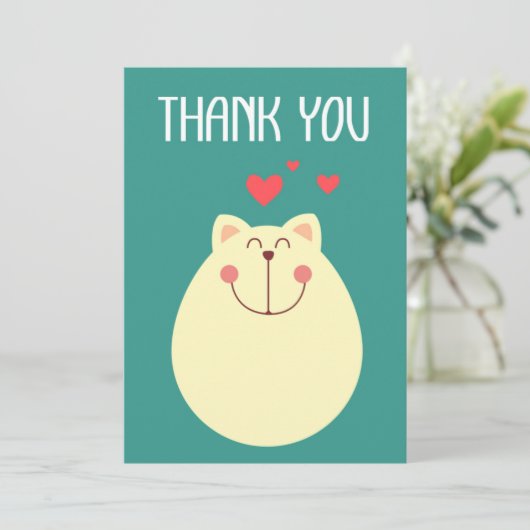 Creditcard Hartelijk dank Bedankkaart (Staand voorkant)