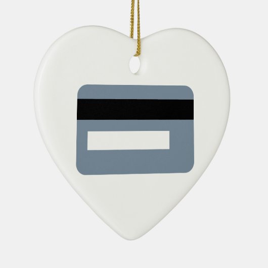 Creditcard Keramisch Ornament (Rechts)