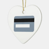 Creditcard Keramisch Ornament (Links)