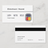Creditcard (leeg) visitekaartje (Voorkant / Achterkant)