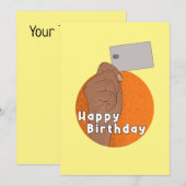 Creditcard of bankpas Funny Happy Birthday Kaart (Voorkant / Achterkant)