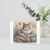 Creditcard ophalen briefkaart (Staand voorkant)