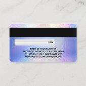 Creditcard | Pastel Folie Textuur Visitekaartje (Achterkant)