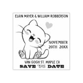 creditcard Sla de datum op Rubberstempel (Afrduk)