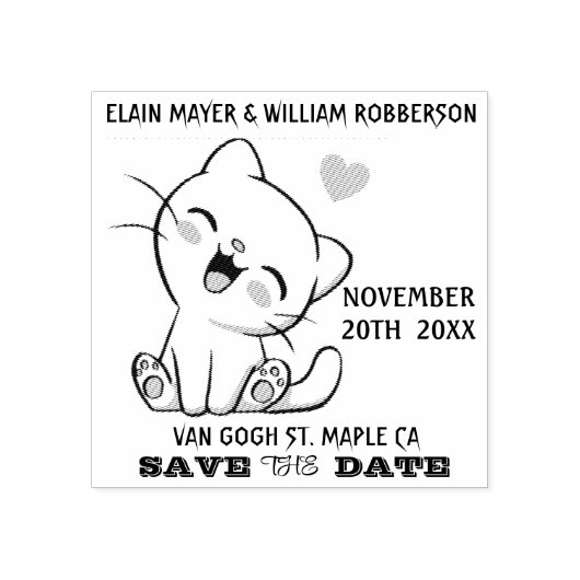 creditcard Sla de datum op Rubberstempel (Afrduk)