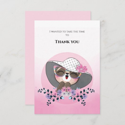 Creditcard Sleuf Bedankt (Voorkant / Achterkant)