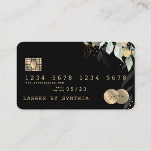Creditcard Stilly Greenery Floral Visitekaartje