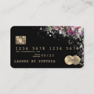 Creditcard Stilly Greenery Floral Visitekaartje