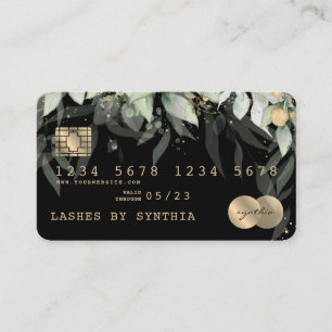 Creditcard Stilly Greenery Floral Visitekaartje