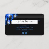 Creditcard Stipping Gold Diamonds Visitekaartje (Achterkant)