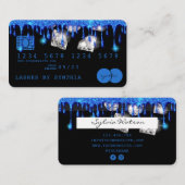 Creditcard Stipping Gold Diamonds Visitekaartje (Voorkant / Achterkant)