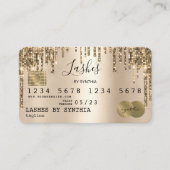 Creditcard styling Driving Gold Visitekaartje (Voorkant)