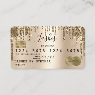 Creditcard styling Driving Gold Visitekaartje