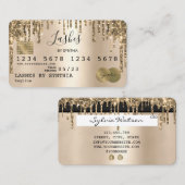 Creditcard styling Driving Gold Visitekaartje (Voorkant / Achterkant)