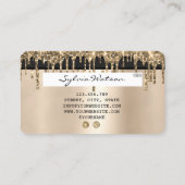 Creditcard styling Driving Gold Visitekaartje (Achterkant)