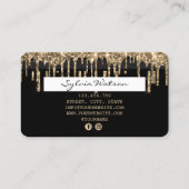 Creditcard styling Driving Gold Visitekaartje (Achterkant)