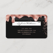 Creditcard styling Driving Gold Visitekaartje (Achterkant)