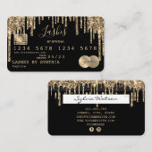 Creditcard styling Driving Gold Visitekaartje (Voorkant / Achterkant)