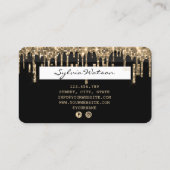 Creditcard styling Driving Gold Visitekaartje (Achterkant)