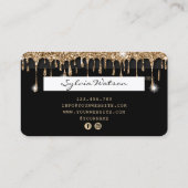 Creditcard styling Driving Gold Visitekaartje (Achterkant)