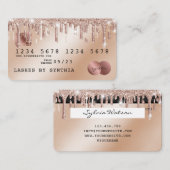 Creditcard styling Driving Gold Visitekaartje (Voorkant / Achterkant)