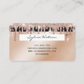 Creditcard styling Driving Gold Visitekaartje (Achterkant)