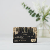 Creditcard styling Driving Gold Visitekaartje (Staand voorkant)