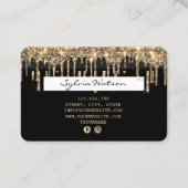 Creditcard styling Driving Gold Visitekaartje (Achterkant)