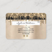 Creditcard styling Driving Gold Visitekaartje (Achterkant)