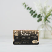 Creditcard styling Driving Gold Visitekaartje (Staand voorkant)