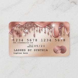 Creditcard styling Driving Gold Visitekaartje