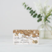 Creditcard styling Driving Gold Visitekaartje (Staand voorkant)