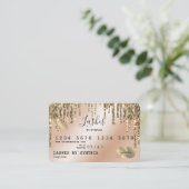 Creditcard styling Driving Gold Visitekaartje (Staand voorkant)