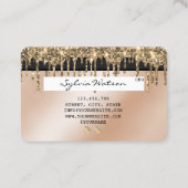 Creditcard styling Driving Gold Visitekaartje (Achterkant)