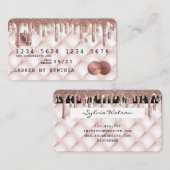 Creditcard styling Driving Gold Visitekaartje (Voorkant / Achterkant)