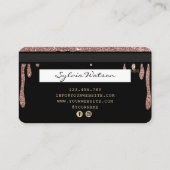 Creditcard styling Driving Gold Visitekaartje (Achterkant)